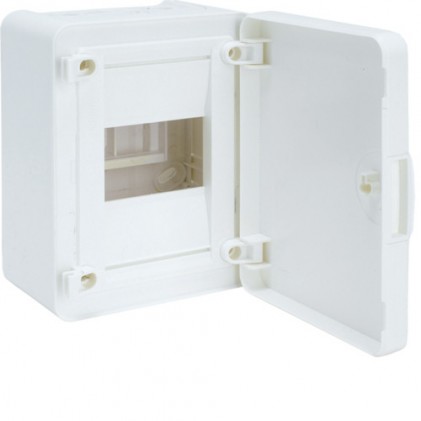 Щит накладний HAGER GOLF VS104PD 1 ряд 4 мод. білі двері