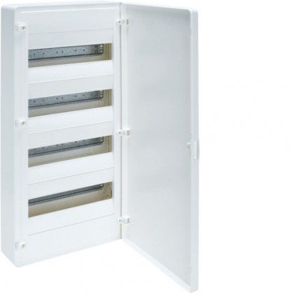 Щит накладной HAGER GOLF VS412PD 4 ряда 48 мод. белая дверь