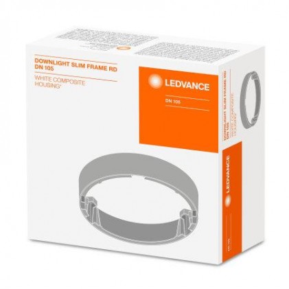 Рама для накладного монтажу світильника OSRAM LEDVANCE DL SLIM DN105 WT світлодіодний круглий