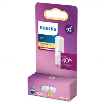 Led лампа PHILIPS 3.7W 2700К 230V G9 світлодіодна