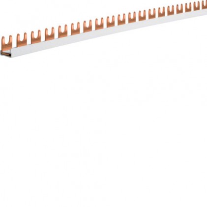 Шина Hager KDN180B вилочная 1-полюсная 80A 57 модулей с изоляцией