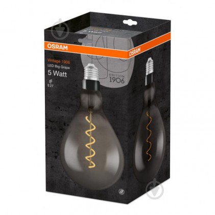 Led лампа OSRAM 1906 BIG GLOBE RP 5W/818 230V FIL DIM E27 светодиодная