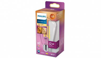 Led лампа PHILIPS Classic 5.9Вт ST64 E27 2700K DIM FIL