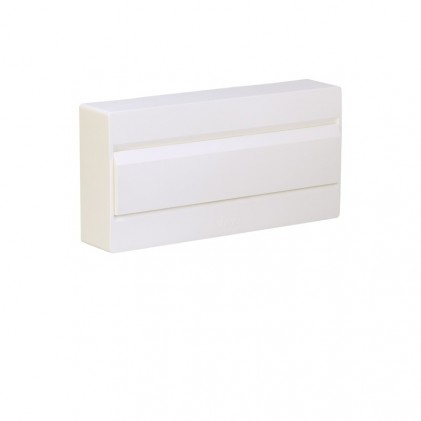 Щит накладной HAGER COSMOS VD118PD 1 ряд 18мод. белая дверь