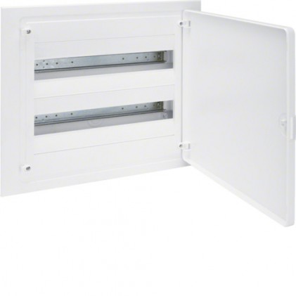 Щит вбудовуваний HAGER GOLF VF218PD 2 ряди 36 мод. білі двері