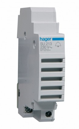 Дзвінок HAGER на ДІН 230В/0 03 А 85дБА SU213