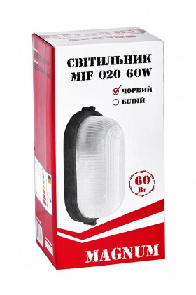 Світильник Magnum MIF 020 NEW 60W E27 чорний