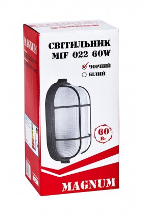 Світильник Magnum MIF 022 NEW 60W E27 чорний