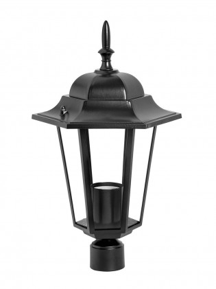 Светильник DELUX PALACE A003 60W E27 черный садово-парковый
