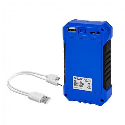 Светильник DELUX REL-101 (4V2.4Ah) 36 LED 4W USB аварийный светодиодный