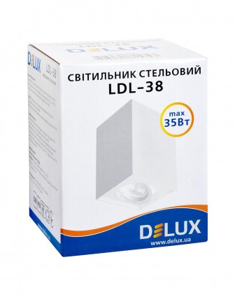 Світильник DELUX стельовий LDL-38 білий без ламп