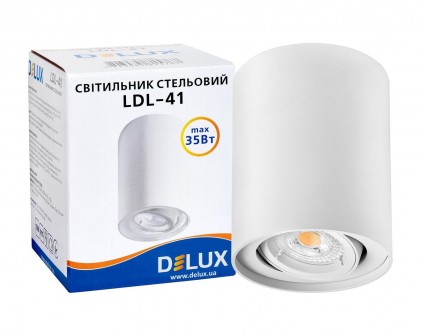 Светильник DELUX потолочный LDL-41 белый без ламп