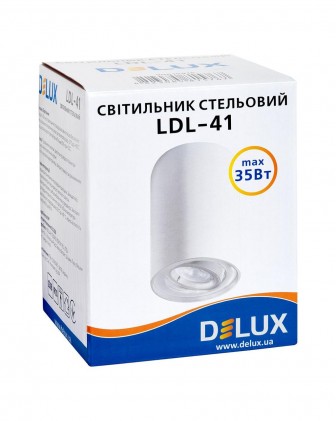 Светильник DELUX потолочный LDL-41 белый без ламп
