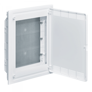 Щит встраиваемый HAGER GOLF мультимедийный VF318PZF 3 ряда 3белая перфорированная дверь