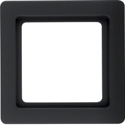 Рамка одинарная HAGER-BERKER антрацит Q.1