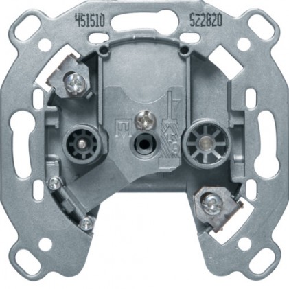 Розетка антенна HAGER-BERKER 2 отвори прохідна