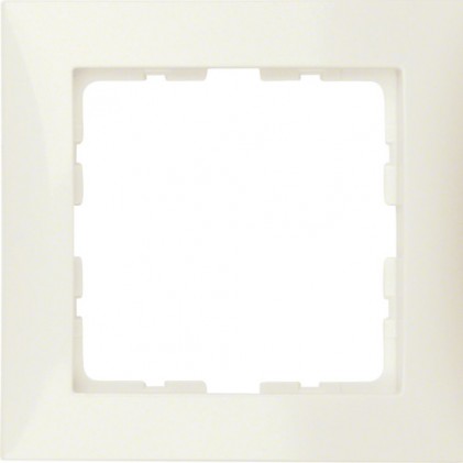 Рамка одинарная HAGER-BERKER белая S.1
