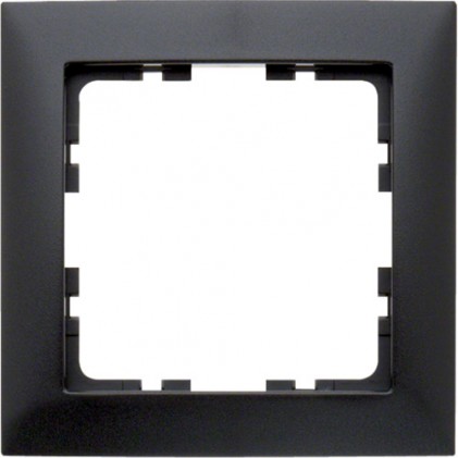 Рамка одинарная HAGER-BERKER антрацит S.1