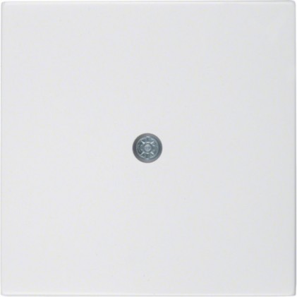 Центральная панель для вывода кабеля HAGER-BERKER полярная белизна S.1