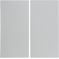 Клавиша двойная HAGER-BERKER полярная белизна S.1