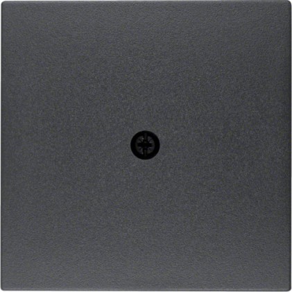 Центральна панель для виведення кабелю HAGER-BERKER антрацит S.1/B.x