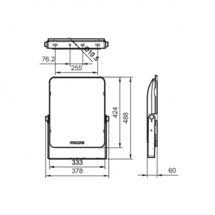 Прожектор LED PHILIPS BVP151 LED200/WW 200W 220-240V AWB CE светодиодный