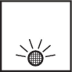 Кнопка подвійна з лінзою HAGER-BERKER біла S.1