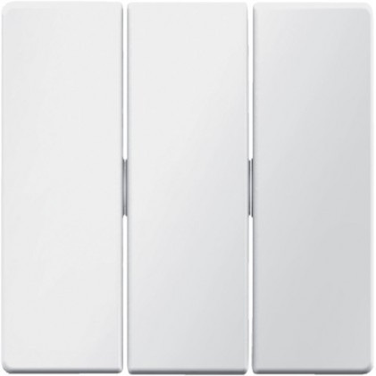 Клавіша потрійна HAGER-BERKER біла S.1