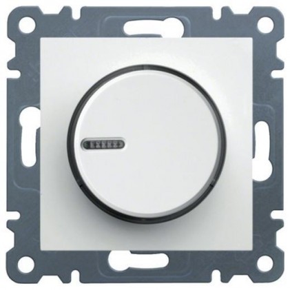 Диммер (светорегулятор) HAGER LUMINA поворотный белый