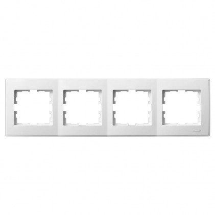 Рамка LEZARD Lesya 705-0200-149 четверная белая