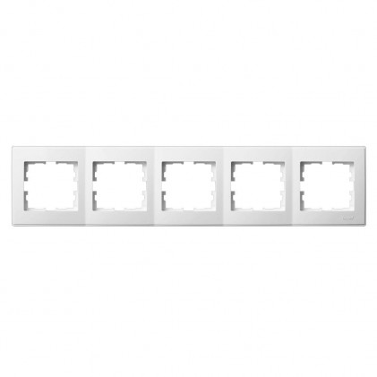 Рамка LEZARD Lesya 705-0200-150 пятерная белая