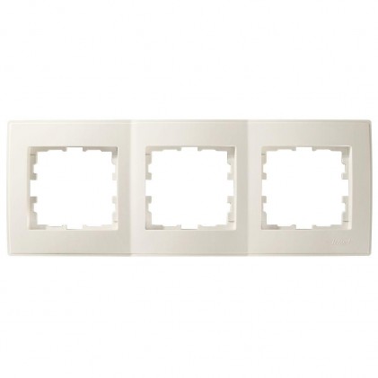 Рамка LEZARD Lesya 705-0300-148 тройная крем