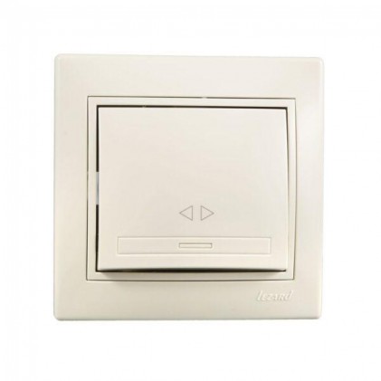 Выключатель LEZARD Mira 701-0303-107 1кл. промежуточный крем