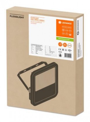 Прожектор OSRAM LEDVANCE FL PFM 80W/6500K SYM 100° BK IP65 чорний світлодіодний