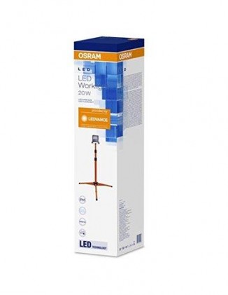 Прожектор OSRAM LEDVANCE WORKLIGHT 1х20W 840 TRIPOD IP65 темно-серый светодиодный