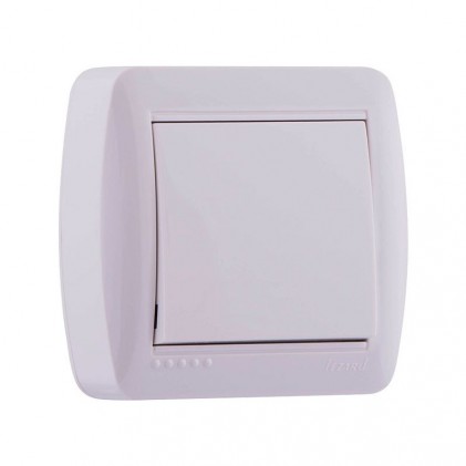 Выключатель наружный LEZARD Demet 711-0200-100 1кл. белый