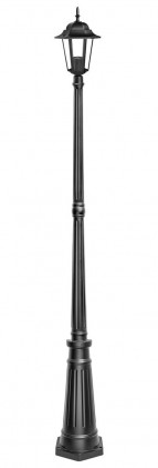 Опора светильника DELUX PALACE садово-парковый 1.8м черная