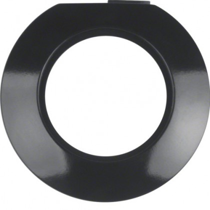 Рамка кінцева HAGER-BERKER одномісна чорна 1930