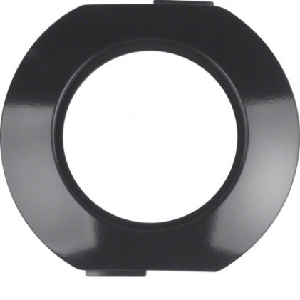 Рамка середня HAGER-BERKER одномісна чорна 1930