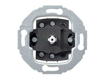 Механизм выключателя HAGER-BERKER поворотный двойной 10А/250В серии 1930/Glas/R.classic