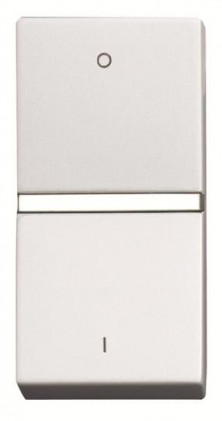 Выключатель ABB Zenit проходной (сх.6) 1 мод. белый N2102 BL