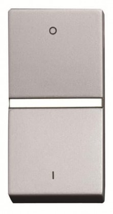 Вимикач ABB Zenit прохідний (сх.6) 1 мод. срібний N2102 РL