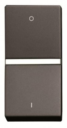 Выключатель ABB Zenit проходной (сх.6) 1 мод. антрацит N2102 AN