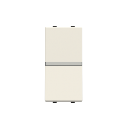 Кнопка ABB Zenit  1 мод. белая N2104.7 BL