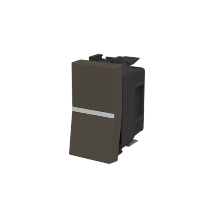 Кнопка ABB Zenit  1 мод. антрацит N2104.7AN