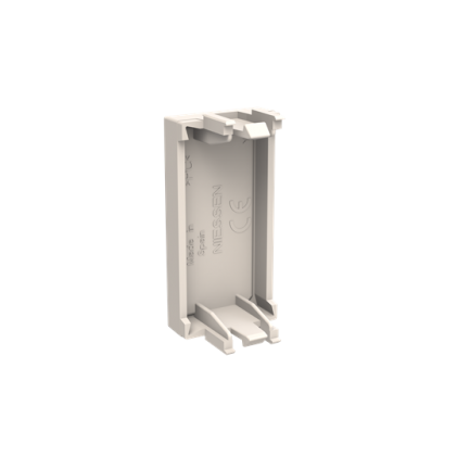 Заглушка ABB Zenit  1 мод. белая N2100BL