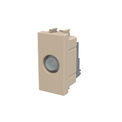 Розетка ТВ ABB Zenit 1 мод. шампань N2150.7CV