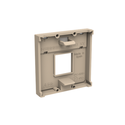 Лицевая панель ABB Zenit телекоммуникационных разъемов одинарная 2 мод. шампань N2218.1CV