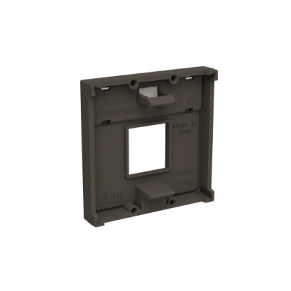 Лицевая панель ABB Zenit телекоммуникационных разъемов одинарная 2 мод. антрацит N2218.1AN