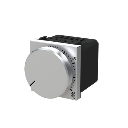 Терморегулятор теплого пола ABB Zenit с датчиком 2 мод. серебряный N2240.3PL